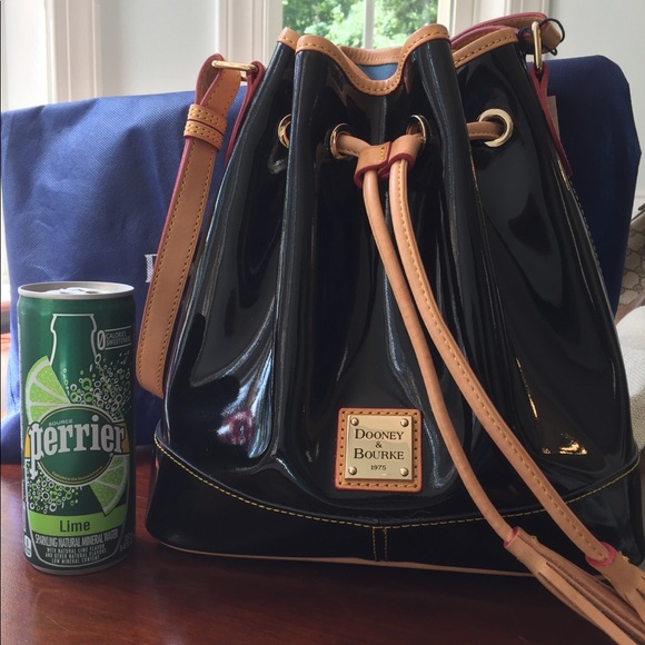 Dooney & Bourke Patent Leather Drawstring Bag - Picture 8 of 8